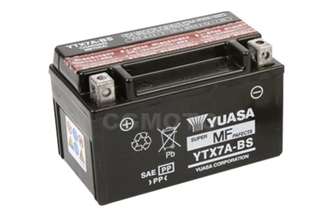 Batteria moto YTX7A-BS Yuasa : Batteriamoto.it