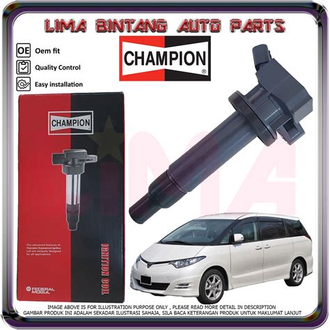 Toyota Estima Acr Gsr Ignition Coils Plug Coil Champion Original