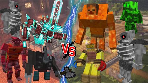 Minecrafts Strongest Boss Battles Part 4 Minecraft Mobs Battle Youtube