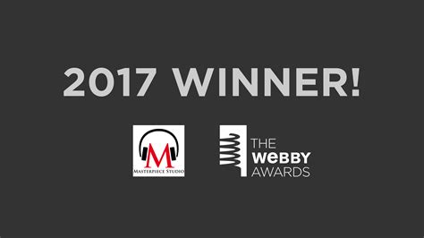 Masterpiece Wins 2017 Webby Awards