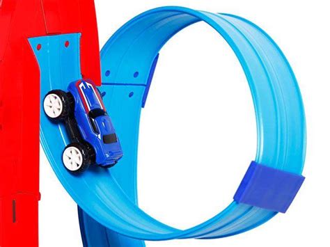Pista Hot Wheels Rev Ups Skyhigh Speedway Mattel Pistas Magazine Luiza