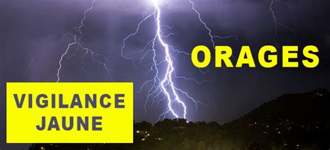 Val d Oise en Vigilance jaune pour le phénomène orages Condécourt