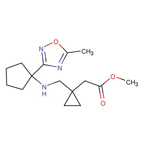 2 1 1 5 Methyl 1 2 4 Oxadiazol 3 Yl Cyclopentyl Amino Methyl