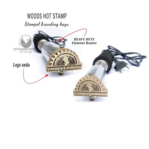 Jual Emboss Kayu Branding Hot Stamp Logo Custom Presisi Dan Akurat Kab Gresik Cnc Custom