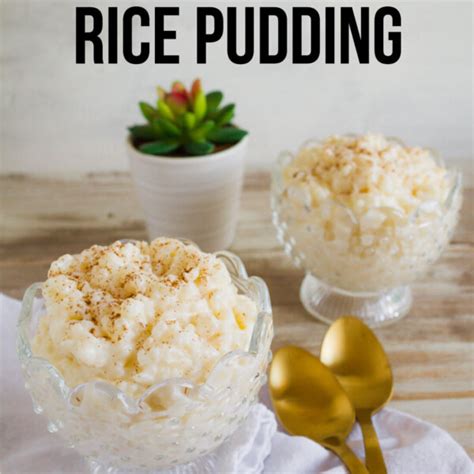 Easy Rice Pudding Recipe [4 Ingredients] 30 Days Blog