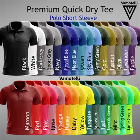 KAOS POLO Polos Oblong Dry Fit Drifit Olahraga Sport Jersey Lazada