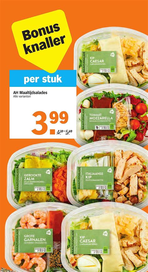 Ah Maaltijdsalades Aanbieding Bij Albert Heijn 1foldersnl