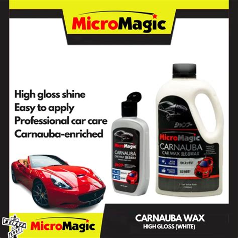 Micromagic Carnauba Wax 1liter And 250ml Car Paint Protection On Hand