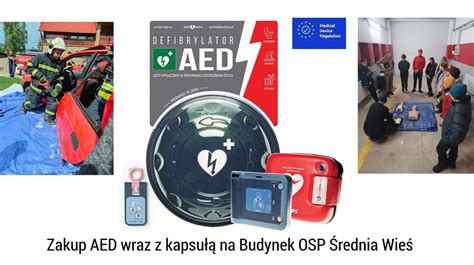 Zrzutka Zakup AED Wraz Z Kapsułą Na Budynek Ochotniczej Straży