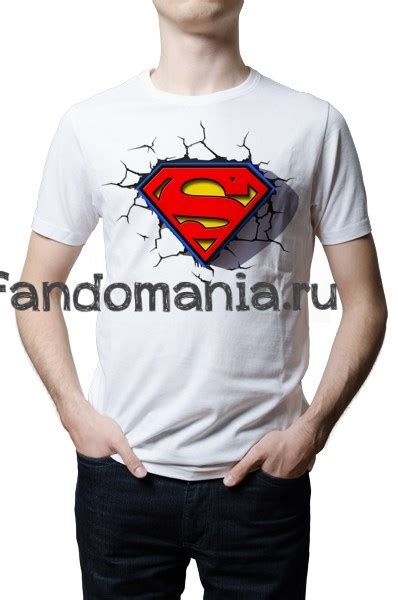 Магазин фандомных штук - Футболка "Супермен" (Superman)