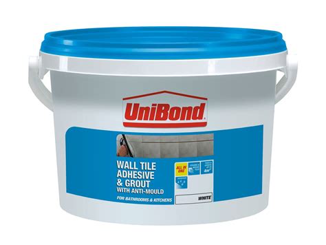 Unibond Ready To Use Wall Tile Adhesive And Grout White 6 4kg Departments Diy At Bandq