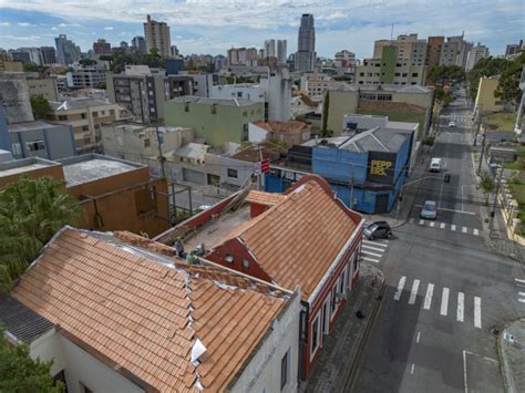 Prédios históricos que abrigam a Cinemateca de Curitiba recebem obras