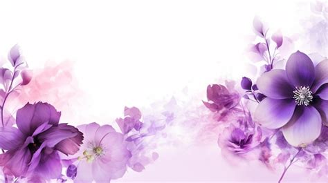 Premium Ai Image Floral Decoration For Wedding Invitation Of Empty