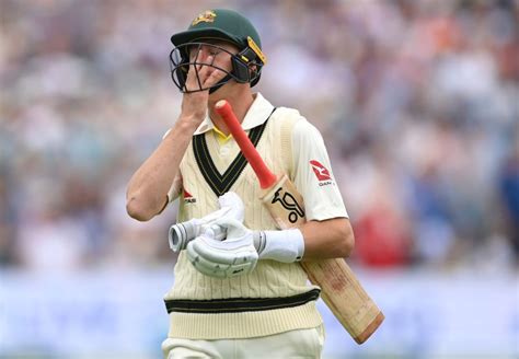 Marnus Labuschagne Walks Off After A First Ball Duck