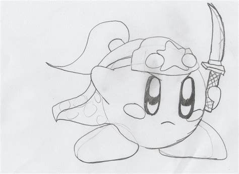 Ninja Kirby Sketch By Twilightthehedgehog2 On Deviantart