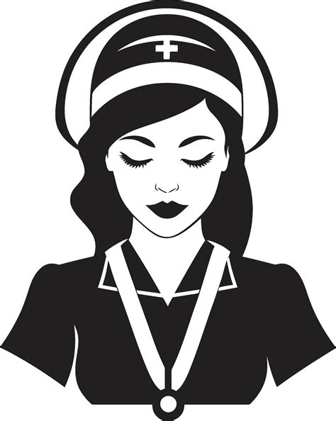 Nurse Symbols Artistic Homage To Healthcare Heroes Nurse Vector