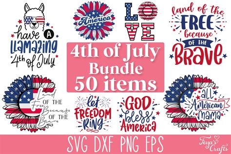 4th Of July Svg Files And Sublimation Bundle By Anastasia Feya Fonts