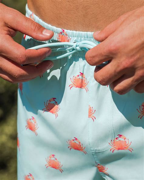 HAMABE Volley Swimsuit Blue Crab Print Bikini Village