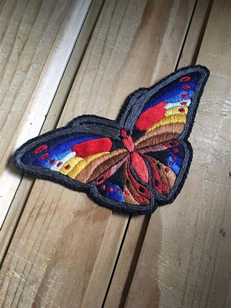 Butterfly Patch By Ricexbeans Embroidered Patches Patches Pin And