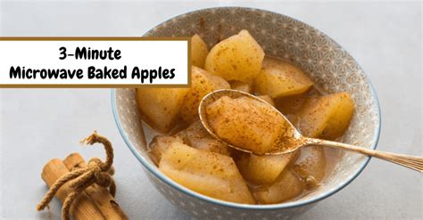 Microwave Baked Apples - Insanely Good