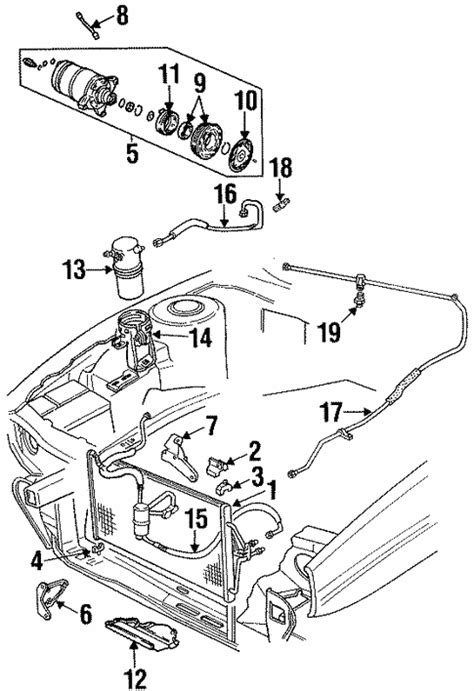 Condenser Compressor Lines For 1993 Cadillac Eldorado