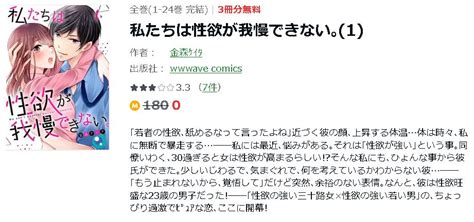 私たちは性欲が我慢できない。の漫画を全巻無料で読めるか調査！マンガアプリの配信一覧 コミックの杜