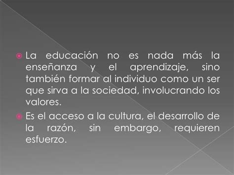 La Importancia En La Educacion