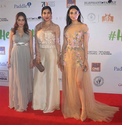 Nushrat Barucha Sophie Choudry Kiara Advani At The Finale Of Elephant