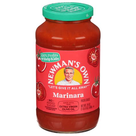 Save On Newmans Own Marinara Pasta Sauce No Added Sugar Order Online Delivery Stop And Shop