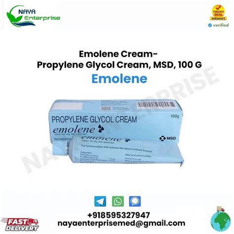 Emolene Cream Propylene Glycol Cream MSD 100 G At Rs 305 Skin Care