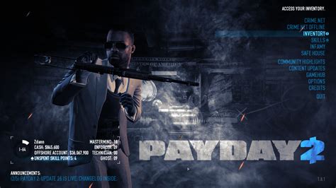 Menu Stripping Dancing Mod By Zdann Payday 2 Mods Modworkshop