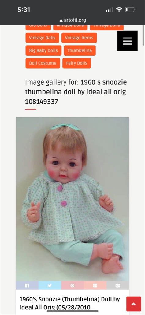 Can I Get A Value On This Ideal Snoozie Doll That Works Thank You