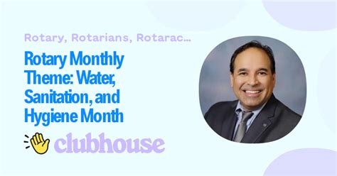 Rotary Monthly Theme Water Sanitation And Hygiene Month