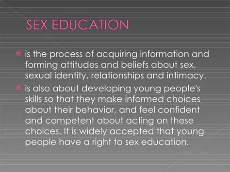 Sex Education