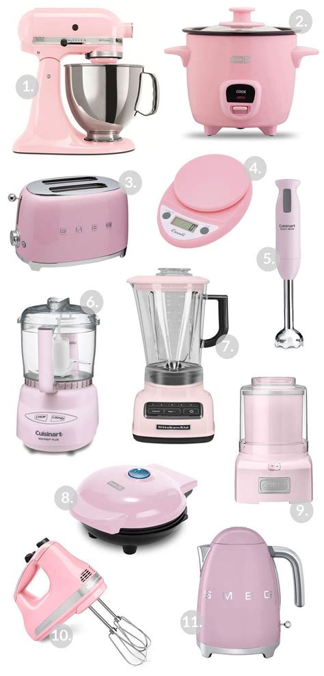 Pink Kitchen Appliances Great For Accessorizing A Kitchen Pink