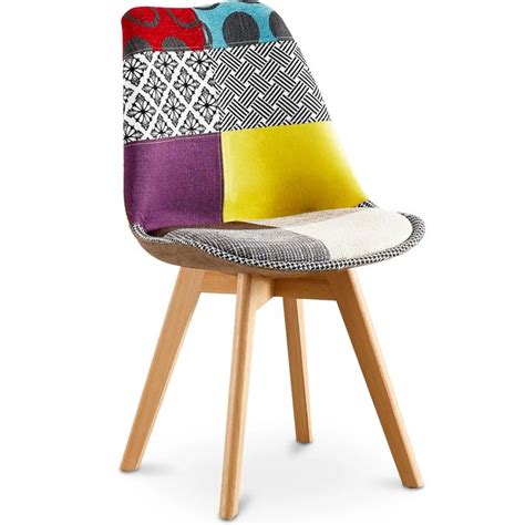 Buy Dining Chair Denisse Upholstered Scandi Design Wooden Legs Premium