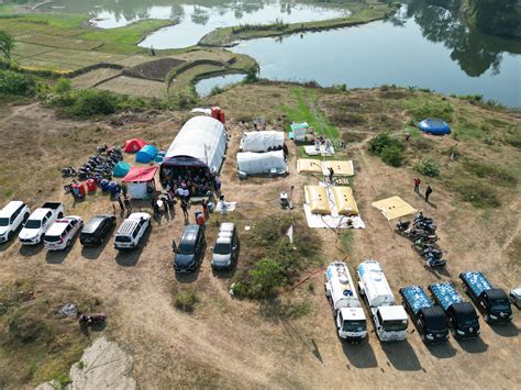 Posko Pengolahan Air Bersih Dan Siap Minum PMI Penuhi Kebutuhan Warga