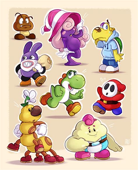 Super Mario Sketches Artist Francoisl Artblog Rmario