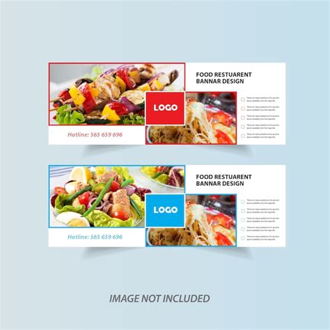 Premium Vector | Food web banner design