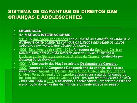 Sistema De Garantia De Direitos Das Crianas E