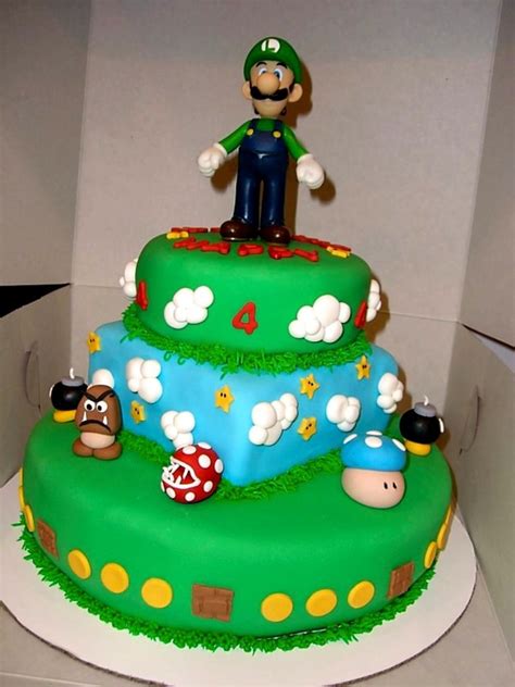 Mario Bros. Theme Cake - CakeCentral.com