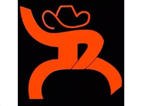 Hooey Oil Rig Roughy Decal Sticker 4 Orange Automotive