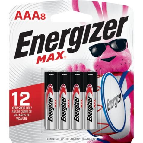 Energizer Max Alkaline Aaa Batteries Pack Pk Kroger