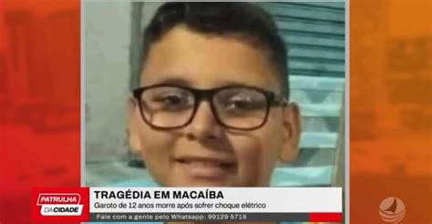 Macaíba garoto de 12 anos morre após choque elétrico ao tentar