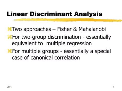 Ppt Linear Discriminant Analysis Powerpoint Presentation Free