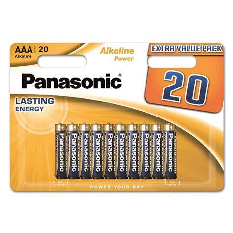 ᐉ Батарейка Panasonic Alkaline Power AAA [BLI 20] купить по цене 459 ...