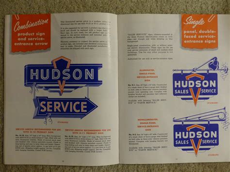 Standard And Approved Hudson Dealer Signs Catalog — Hudson Essex Terraplane Open Forum