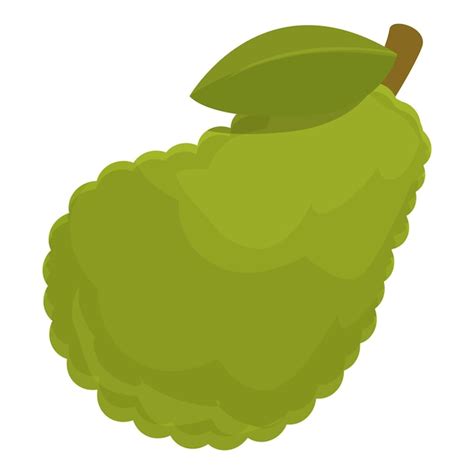 Premium Vector Green Jackfruit Icon Cartoon Vector Organic Fruit