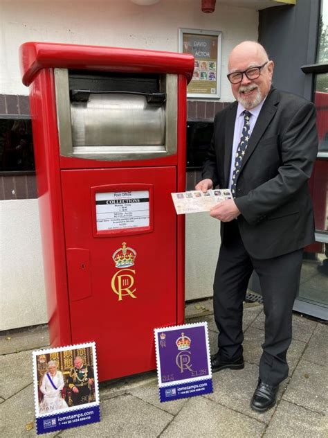 Isle Of Man Post Office Chairman Stu Peters Mhk Has Unveiled The First