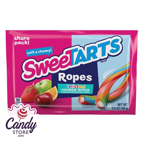 Sweetarts Twisted Ropes Rainbow Punch 12ct Bags